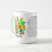 O'Sullivan, der Ursprung, die Bedeutung und das Kaffeetasse (Vorderseite Links)