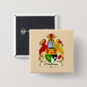 O'Sullivan Family Coat of Arms Button (Vorne & Hinten)