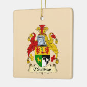 O'Sullivan Family Coat of Arms Ceramic Ornament (Links)