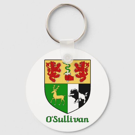 O'Sullivan Family Shield Schlüsselanhänger (Vorderseite)