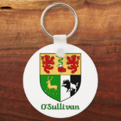 O'Sullivan Family Shield Schlüsselanhänger (Vorderseite)