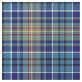 O'Sullivan Tartan Bright Blue Irish Kariert Stoff (Nahaufnahme)