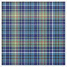 O'Sullivan Tartan Bright Blue Irish Kariert