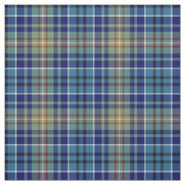 O'Sullivan Tartan Bright Blue Irish Kariert Stoff
