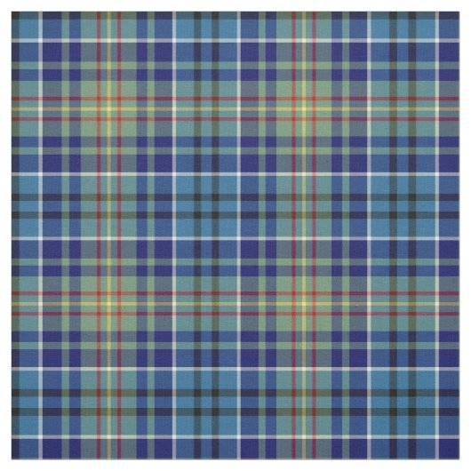 O'Sullivan Tartan Bright Blue Irish Kariert Stoff (Muster)