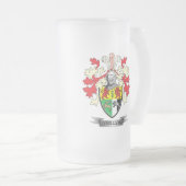 O'Sullivan-Wappen Mattglas Bierglas (VorderseiteRechts)