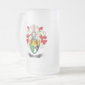O'Sullivan-Wappen Mattglas Bierglas (Vorderseite Links)