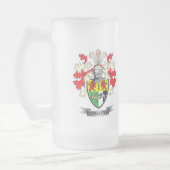 O'Sullivan-Wappen Mattglas Bierglas (Links)