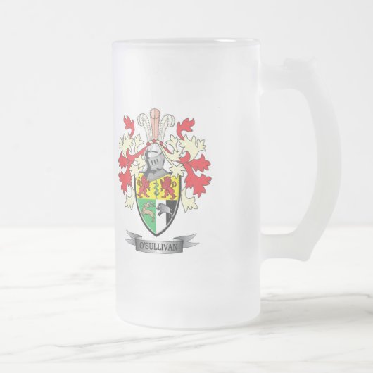 O'Sullivan-Wappen Mattglas Bierglas (Rechts)