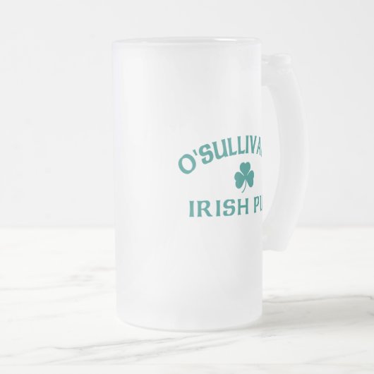 O'Sullivan's Irish Pub Mattglas Bierglas (VorderseiteRechts)