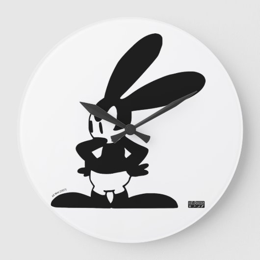 Oswald - Angry (All Wet, 1927) Große Wanduhr (Vorderseite)