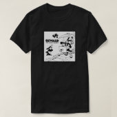 Oswald das glückliche Rabbit - Trolleyprobleme T-Shirt (Design vorne)
