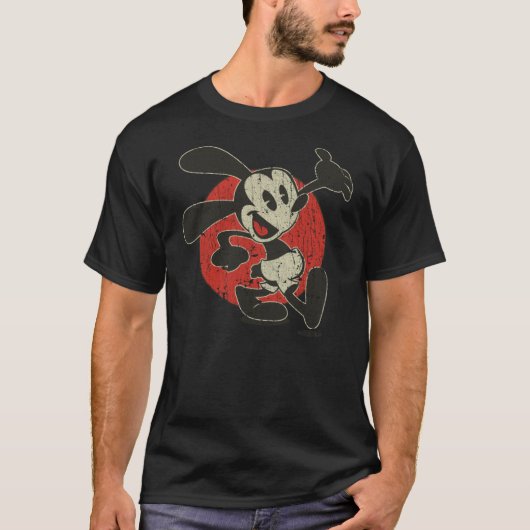 Oswald Das Lucky Rabbit Behielt Walking 1927133 T-Shirt (Vorderseite)