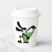 Oswald Der glückliche Rabbit Weihnachtsbaum Pappbecher (Vorderseite)