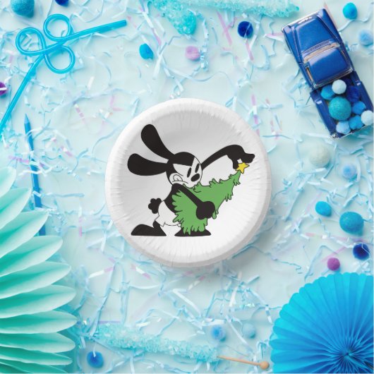 Oswald Der glückliche Rabbit Weihnachtsbaum Pappteller (Party)