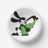 Oswald Der glückliche Rabbit Weihnachtsbaum Pappteller (Vorderseite)