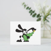 Oswald Der glückliche Rabbit Weihnachtsbaum Postkarte (Stehend Vorderseite)