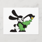 Oswald Der glückliche Rabbit Weihnachtsbaum Postkarte (Vorderseite)