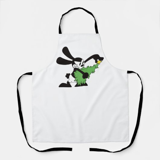 Oswald Der glückliche Rabbit Weihnachtsbaum Schürze (Vorderseite)