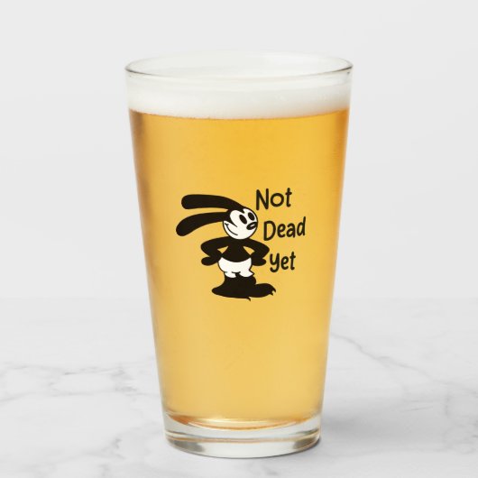 Oswald Der Optimist Philosoph Niedlich Funny Vinta Glas (Vorne (Gefüllt))