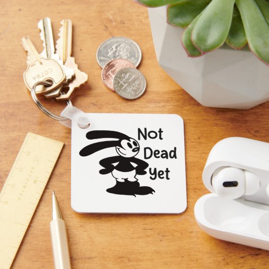 Oswald Der Optimist Philosoph Niedlich Funny Vinta Schlüsselanhänger (Schreibtisch)