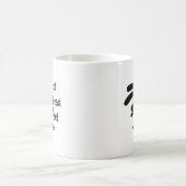 Oswald der optimistische Philosoph Funny Cartoon Kaffeetasse (Mittel)