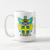 Oswald, der Ursprung, die Bedeutung und das Wappen Kaffeetasse (Links)