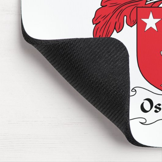 Oswald Familienwappen Mousepad (Ecke)