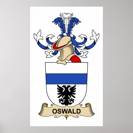 Oswald Familienwappen Poster (Vorne)