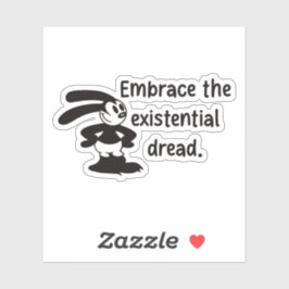 Oswald hat gefürchtet: Existenzkrise Aufkleber