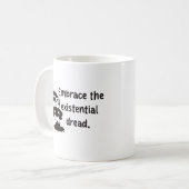 Oswald hat gefürchtet: Existenzkrise Kaffeetasse (Vorderseite Links)