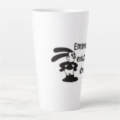 Oswald hat gefürchtet: Existenzkrise Milchtasse (Vorderseite)