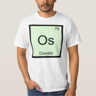 Oswald Name Chemie Element Periodensystem T-Shirt
