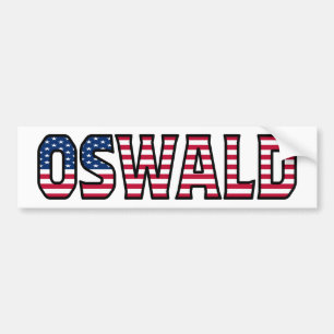 Oswald Name Vorname USA Aufkleber Sticker Auto Autoaufkleber
