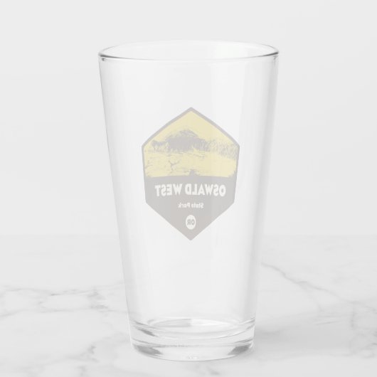 Oswald West Staat Park Oregon Glas (Rückseite)