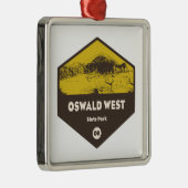 Oswald West Staat Park Oregon Ornament Aus Metall (Rechts)
