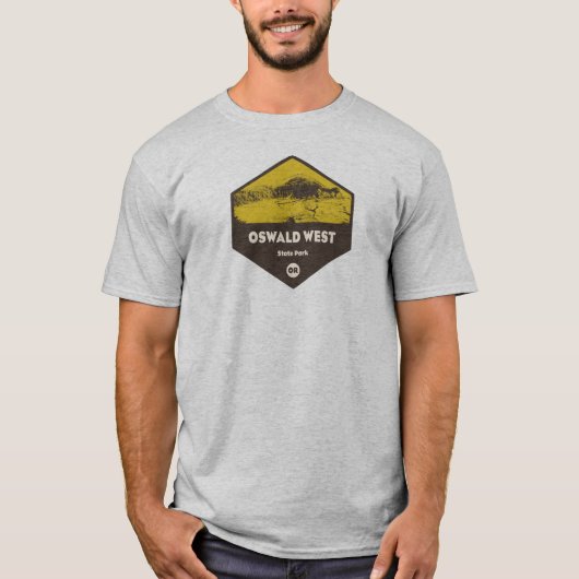 Oswald West Staat Park Oregon T-Shirt (Vorderseite)