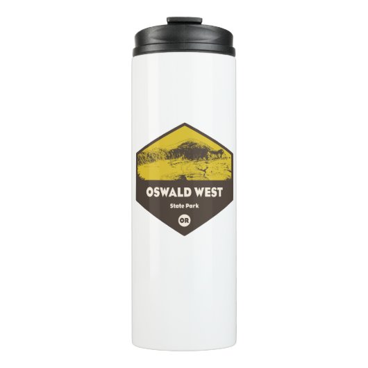 Oswald West Staat Park Oregon Thermosbecher (Vorderseite)