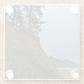 Oswald West State Park Oregon Coast Glasuntersetzer (Rückseite)