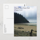 Oswald West State Park Oregon Coast Postkarte (Vorne/Hinten)