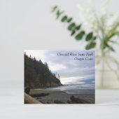 Oswald West State Park Oregon Coast Postkarte (Stehend Vorderseite)