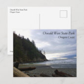 Oswald West State Park Oregon Coast Postkarte (Vorne/Hinten)