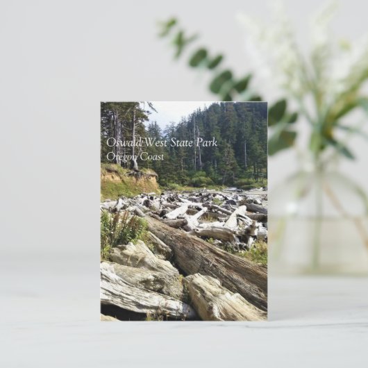 Oswald West State Park Oregon Coast Postkarte (Stehend Vorderseite)