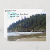 Oswald West State Park Oregon Coast Postkarte (Vorne/Hinten)
