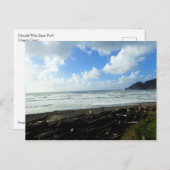 Oswald West State Park Oregon Coast Postkarte (Vorne/Hinten)