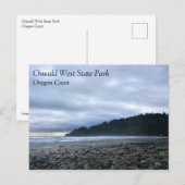 Oswald West State Park Oregon Coast Postkarte (Vorne/Hinten)