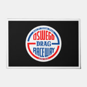 Oswego Drag Raceway auf Route 34 - Oswego, Illinoi Fußmatte (Vorderseite)