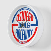 Oswego Drag Raceway auf Route 34 - Oswego, Illinoi Uhr (Winkel)