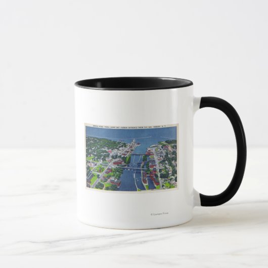 Oswego Fluss, Locks, Hafeneinfahrt Tasse (Rechts)