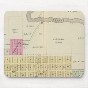 Oswego, Neosho Falls, Havens und Butler, Kansas Mousepad